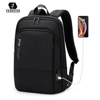 School Bags Fenruien Thin Backpacks Men for Laptop School Backpack Expandable Waterproof Ultralight Business Travel Bags for Office 221019