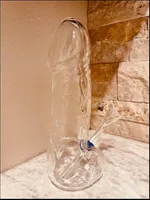 7,5 pouces bekaer base de gr￩ement de gr￩ment les nargues shisha en verre d'eau bangs bangs perc glace bongbbleur avec bol de 14 mm
