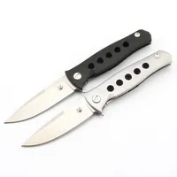 Shirogorov G10-SG02 Camping knifes Folding Knife 95 mm D2 steel Blade Titanium Handle Outdoor Camp Hunting Pocket Kitchen Tool2675