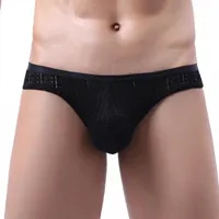 underpants Men Sexy Lace Transparent Briefs Bikini Mesh Underwear Tanga Panties Personal Lingerie Exotic Slips Hombre N0nl#