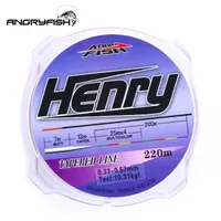 Braid Line Angryfish Sport Fishing Nylon Tapered 220m Henry Series Strong Strength 221019
