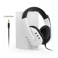 Zestaw słuchawkowy Gaming 3 5 mm Over-E-E-Ear Saineo Game Słuchawki z mikrofonem kompatybilnym z PS5XBOX ONE PC PC MAC323F