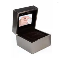 선물 랩 7 인치 공장 직접 비디오 프레젠테이션 보석 상자 인사말 카드 반지 포장 LCD 스크린 디스플레이
