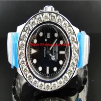 High Quality Watch 126660 126600 Sea Dweller Deep Diamond Bezel 2813 Automatic Sea Black Dial DATE Mens Watches Wristwatches325D