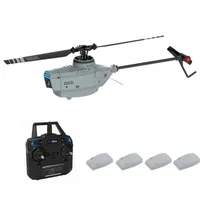 Intelligent UAV C127 2,4 GHz RC Drone 720p Câmera de 6 eixos Helicóptero WiFi Sentry Wide angle Patdle sem Ailerons Spy Toy 221020