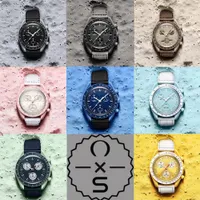 Bioceramic Planet Moon Men's Watches Full Function Quarz Designer Designer Mission to Mercury 42mm Luxury Watch Limited Edition Wristwatches