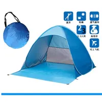 텐트와 대피소 빠른 자동 오프닝 비치 텐트 텐트 햇빛 보호소 UVProtective Tent Shade Lightwight Open Outdoor Camping Fishing 221020