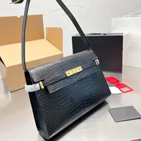 leather shoulder bag women Designer Handbags Luxury Crossbody Bags MANHATTAN purse wallet lady width 29 cm 24cm