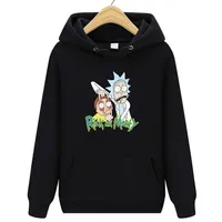 Heren Hoodies Sweatshirts Nieuwe Hoods Hoodie Rick en Morty Printed Casual Fleece Fashion Hip Hop Sweater