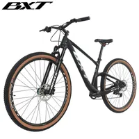 Komple Karbon Dağ Bisikleti 29er Süspansiyon Çatal Hardtail Karbon MTB 29 inç 1x11s M5100 Çift Disk Fren Bisiklet