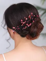 Coiffes bohemian noirs roux cheveux combinaison cristal bijoux de vacances fascinateurs accessoires de mari￩e pour femmes mariage