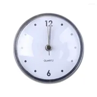 Zegary ścienne Wodoodporna wisząca kubek ssący zegar Prosty zegarek do projektowania w domu dekoracje salonu TIMIN QX2E