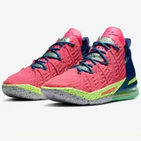 2023 LeBrons XVIII 18 EP basketball shoes Reflections Flip Multi Melon Tint Los Angeles By Day Night Empire Jade for Mens James sn265a