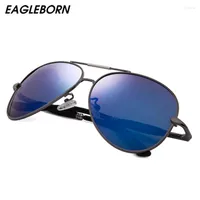 Sonnenbrille Eagleborn Pilot Frauen/Männer Klassische polarisierte Luftfahrt Sonnenbrille Marke Real hochwertige Limited Version Eyewear Eyewear