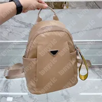 Womens Designer Nylon Backpack Shoulder Bags Brand Classic Unisex Handbags Black Mens Back Pack Metal Zipper Multi Pockets Schoolbag Bookbag