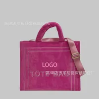 Designers Bag Marc's Jacob Tote Bags Famous Luxury Lady Fashion Hourglass Handbags New Versatile Plush Bag Commuter Handheld Messenger High