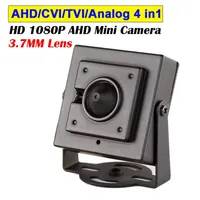 Kameror HD 2MP AHD 1080P 1920 CCTV CAMERA 3 7mm Lens Metal Body AHD CVI TVI Analog 4 In1 Mini Security261Z