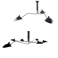 Hanglampen Noordig ontwerp Dawn Spider Kroonluchter verlichting voor woonkamer Decor Swing Arm Industrial Suspension Luminaire