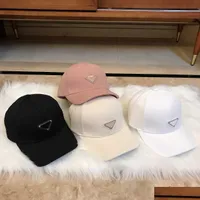 Ball Caps 2022 Inverted Triangle Ball Caps Canvas Casual Fashion Sun Hat For Outdoor Sports Mens Drop Delivery Accessories Hats Scar Dhuyb