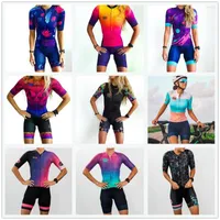 Racing Set Tres Pinas Women Cycling Jersey Set Shorts Ciclismo Maillot Summer Bike Suit Short Sleeve Top Bib Outdoor Team Clothing
