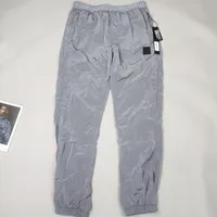 Pantaloni da uomo di marca Mens Topsoney 19FW Classico ricamato per piccoli nylon in metallo di nylon metallico M-2xl