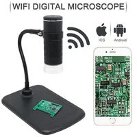 1000X Digital WIFI Microscope 1080P Smart Phone Video Microscope Camera for PCB Solder Slides Watching Rechargeable Support IOS An246T