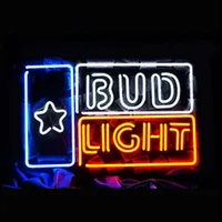 Segno neon Light Bud Light with Star Neon Sign Bar Decor decorazioni icon Icona Light Aesthetic Room Decorazioni Art Bar