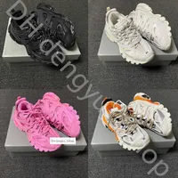 2023 Track 3.0 2 zapatos casuales Mujeres Paris Pink Pink Black Sport Black Spoters Casual Sleakers Balencaigas'size 36-45