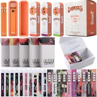Dabwoods rechargeable jetable E cigarettes Vape stylos g￢teau Gen 2 4 5 Elle frappe diff￩rents kits de d￩marrage vapes barreaux de barre 1 ml Pods vides 280mAh Batterie