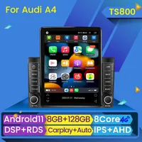 Android 11 CarPlay Car DVD Multimedia Player für Audi A4 2002-2007 S4 RS4 B6 B8 B7 Radio Stereo Navigation GPS WiFi DSP