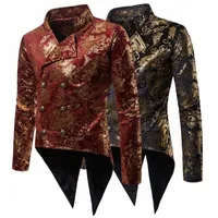 Blazer maschile Blazers Hxroolrp 2021 Fashion Men Shirts Charm Cash Fit Suit Blazer Coat Party Party Outwear Arrivo B1 F73T#