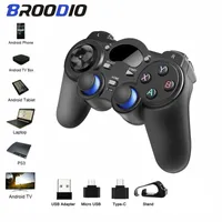 Game Controllers Joysticks Wireless Gamepad 2.4 G Controller Android Joystick With OTG Converter For PS3/ Smart Phone TV Box Tablet PC 221021