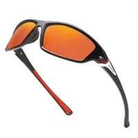 Solglasögon Polariserad UV400 -skydd Ultralätt Bekväm skidcykling Kör Körning Fiske Portable Sports