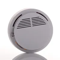 연기 감지기 알람 시스템 센서 센서 화재 경보 무선 연기 감지기 홈 보안 고감도 안정적인 LED 9V 배터리 작동 215t