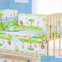 Наборы постельных принадлежностей 6 шт./Уборка детские бамперы для кроваток детские постельные принадлежностя