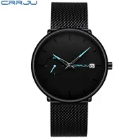 Bayan Kol Saati Crrju New Mens Women Watches Luxury Sports Ultra-Shin Wrist Watch Watch Men Fashion Date Watch Watch Gift239a