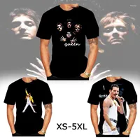 Męskie koszule 2022 Queen Cool 3D T -shirt Masowa pomalowana - koszula letni płaszcz z krótkim rękawem Wysokiej jakości swobodny
