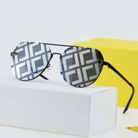 남성과 여성을위한 최고의 고급 선글라스 브랜드 디자이너 여름 선샤다 안경 클래식 빈티지 안티 UV 사이클링 운전 안경 고품질 고품질