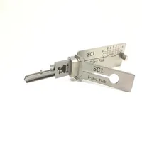 2021 100% оригинальный Lishi SC1 5 PIN -код для шлюзов Schlage Door Locks Locksmith Tools SC 1 Декодирует и инструмент для выбора блокировки187S
