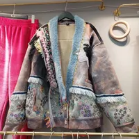 Women&#039;s Fur Women Casual Winter Wool Blends Coats Fashion Heavy Industry Beaded With Diamonds One Leather Jacket Woman Overcoats 2022