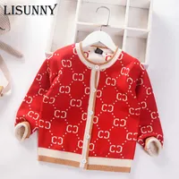 Pullover Girls Cardigan Boys Sweater 2022 Autumn European American Style O-Neck Kids Sweater Toddler Coat Children Jacket Baby Clothes T221021