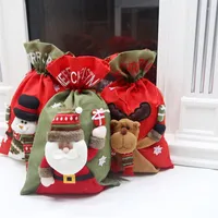 Opakowanie prezentów Sprzedaj Święta Bożego Narodzenia Świętego Mikołaja torba Elf Boots Candy Dodaj świąteczną atmosferę