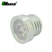 Tafellampen 2 st. 3W DIA47x44mm LED alumimun Lampkoppen Lichtmontage Basiskast Kit Zachte slang Spotlight/bol koelmantel PCB -lens
