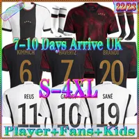 22 23 Germanies Soccer Jersey Fans Player Version 2022 2023 Hummels Kroos Gnabry Werner Sane Reus Muller Kimmich Football Shirt Maillot Foot Men Kid Kit Uniforms