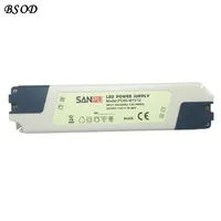 SANPU PC60-W1V12 LED Power Supply 12V 60W Transformer Max 5A Driver White Plastic Shell IP44 for Indoor LEDs Lamps271Q