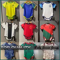 2022 영국 베이비 축구 유니폼 22 23 브라질 아르헨티나 스페인 독일 독일 영국 웨일스 어 영국 축구 셔츠 키트 키트 9-18 개월 셔츠