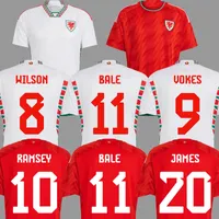 Bale 2022 Koszulki piłkarskie Wales Wilson Allen Ramsey 22 23 World National Cup Rodon Vokes Home Football Shirt Men Minforms Sprzęt Sets 29044