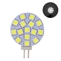 50pcs Bi-pin G4 Bokowa 15 diody LED SMD LED Bulbja ciepła biała biała 12V AC/DC dla #875 #877 RV Wnętrze/sufit/werandat