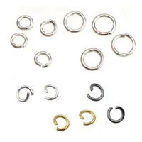 sterling argent plaqu￩ saut anneaux diy metal de fer ouvert rond 1 mm d'￩paisseur nouvelle mode en gros des trouvailles de bijoux ouverts faciles ￠ faire de l'artisanat 5 mm 7 mm 300g