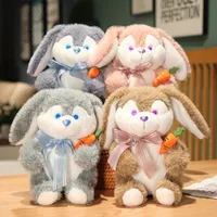 Kawaii Soft Carrot Rabbit Animal Plush Toy Toy Doll Cute Baby Kid Girlfriend Firsty Companion Discoration Gift
